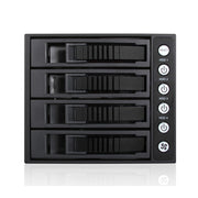 iStarUSA BPU-340MS-BLACK 3X5.25" To 4X3.5" 12G MiniSAS