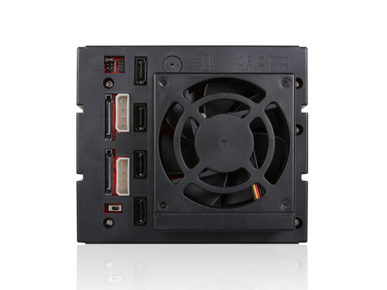 iStarUSA 3x 5.25" to 4x 3.5" 2.5" SAS SATA 6 Gbps HDD SSD Hot-swap Rack BPU-340SATA-BLUE
