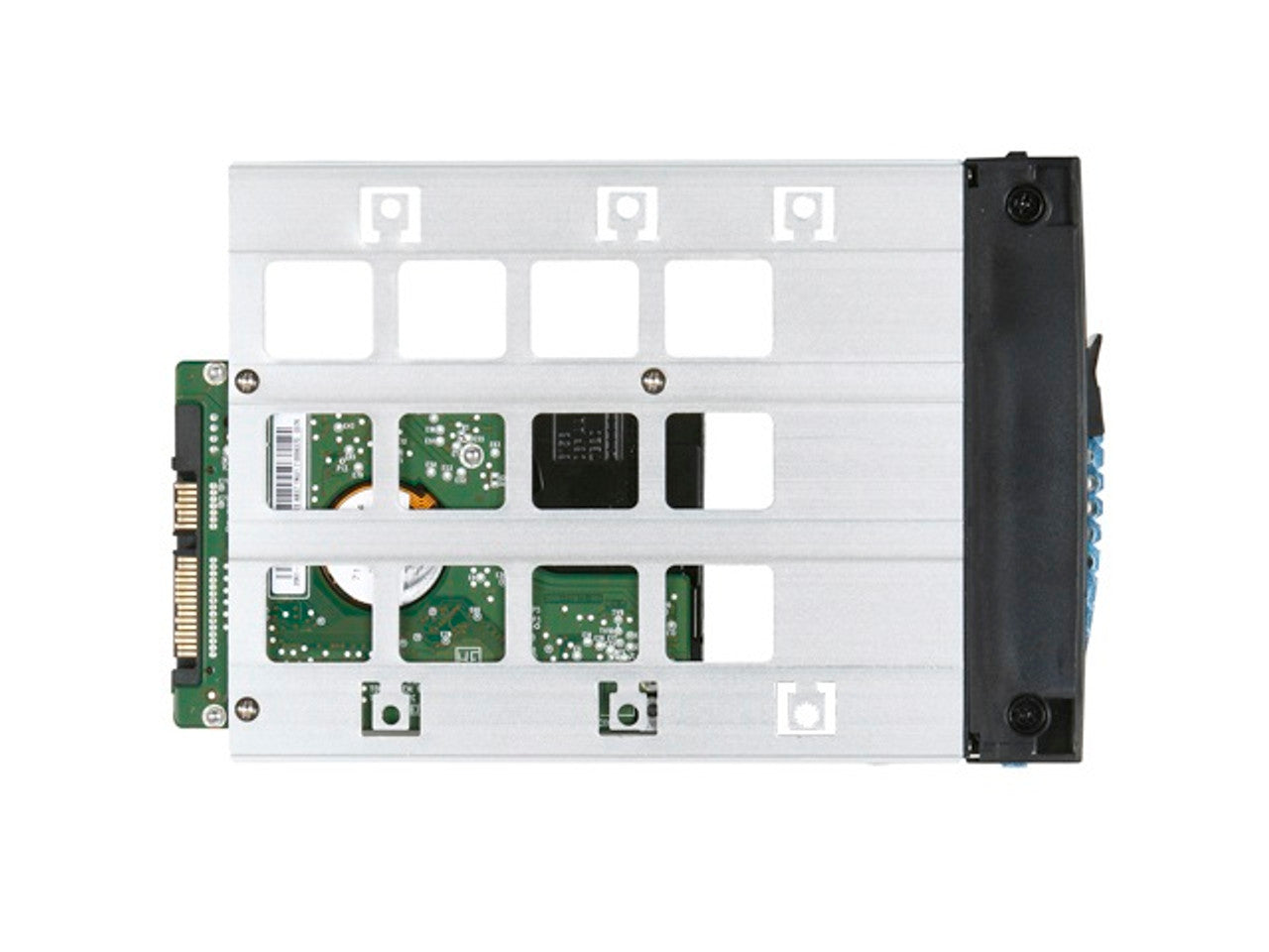 iStarUSA 3x 5.25" to 4x 3.5" 2.5" SAS SATA 6 Gbps HDD SSD Hot-swap Rack BPU-340SATA-BLUE