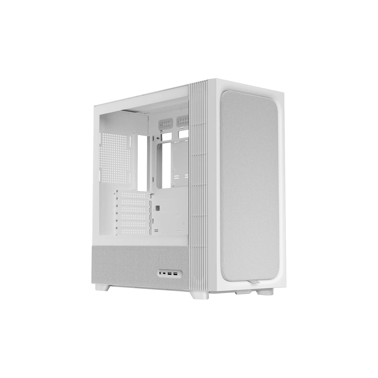 TRYX FLOVA F50 Mid-Tower ATX Case (Black/White)