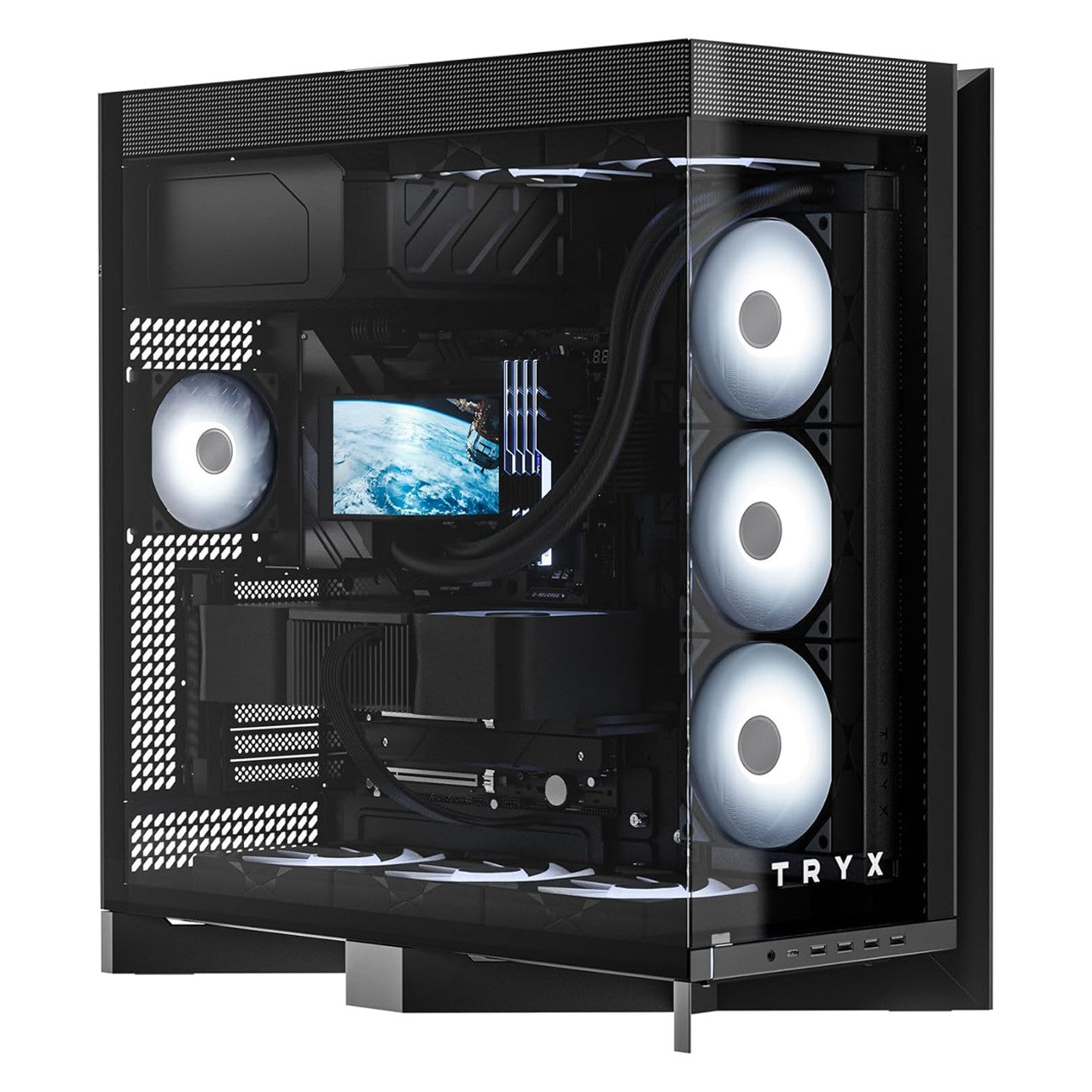 TRYX LUCA L70 Midi-Tower Tempered Glass ARGB PC case (Black) C-L700N-NN0H-G0K
