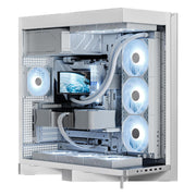 TRYX LUCA L70 Midi-Tower Tempered Glass ARGB PC Case (White) C-L700N-NN0H-G0W