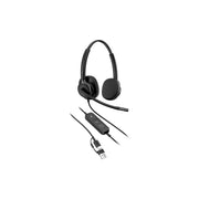 Poly Mission 425 USB Headset, Wired USB Headset, Stereo Audio, C01B6AA#AC3