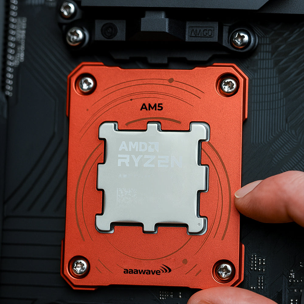 AAAwave AM5 CPU Contact Frame, CPU Guard for Ryzen 7000/8000G/9000 - Red