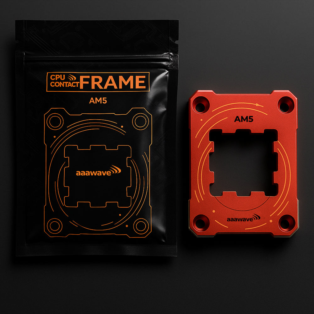 AAAwave AM5 CPU Contact Frame, CPU Guard for Ryzen 7000/8000G/9000 - Red