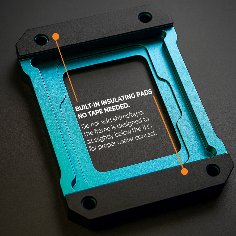 AAAwave LGA1700 CPU Contact Frame, CPU Guard for Intel 12th/13th/14th - Blue