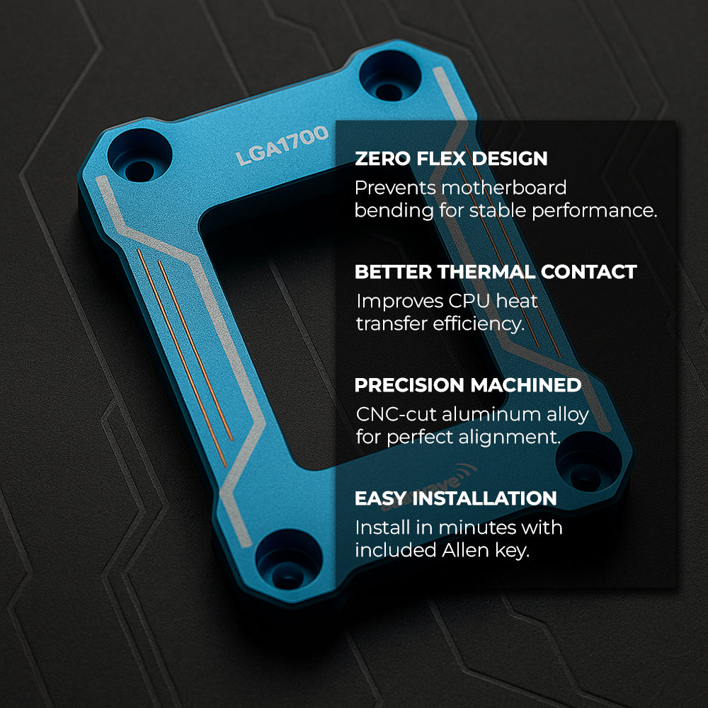 AAAwave LGA1700 CPU Contact Frame, CPU Guard for Intel 12th/13th/14th - Blue