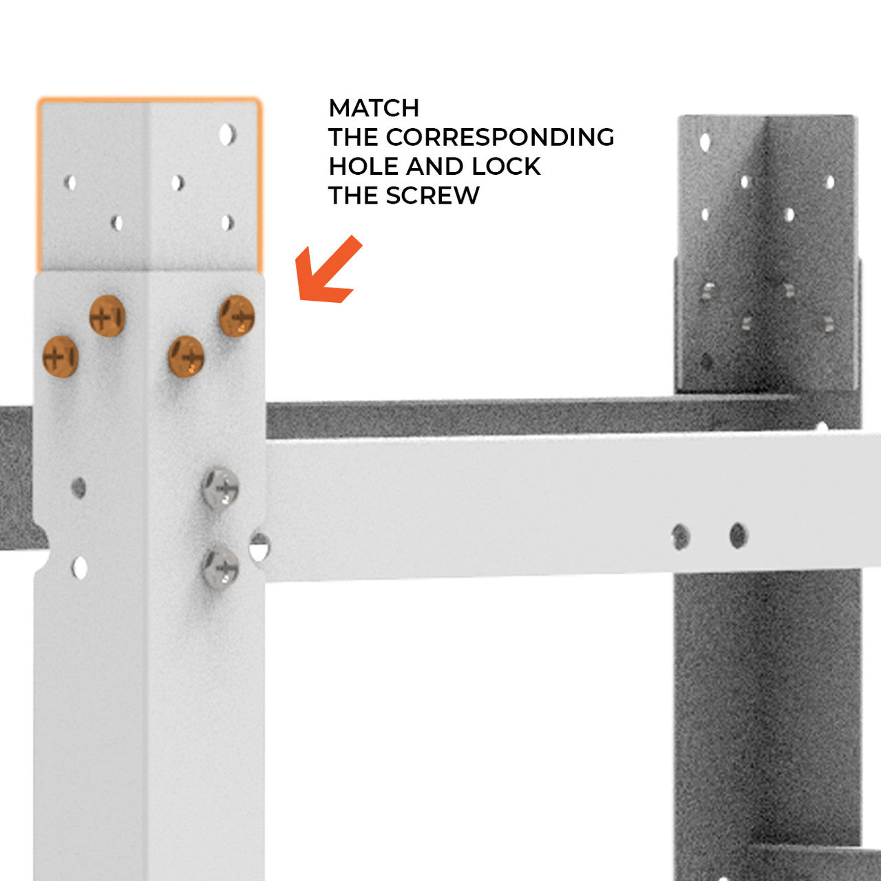 AAAwave Sluice V2 Mining Frame Stacking Brackets - White