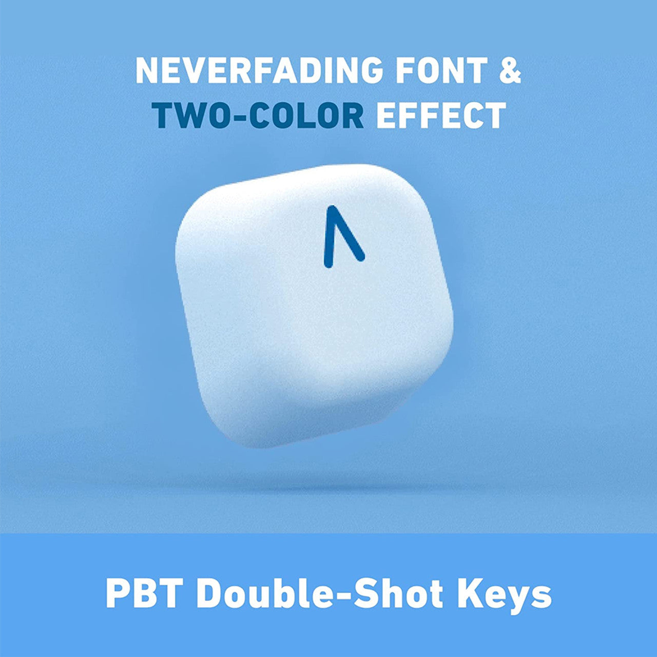 AZIO IK105 IZO Wireless Mechanical Keyboard with Blue Switches in Blue Iris