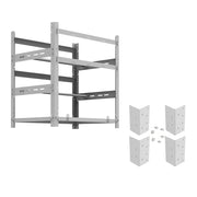 AAAwave The Sluice V.2 12 GPU Mining Rig Frame and 4 pcs of stacking brackets (White)