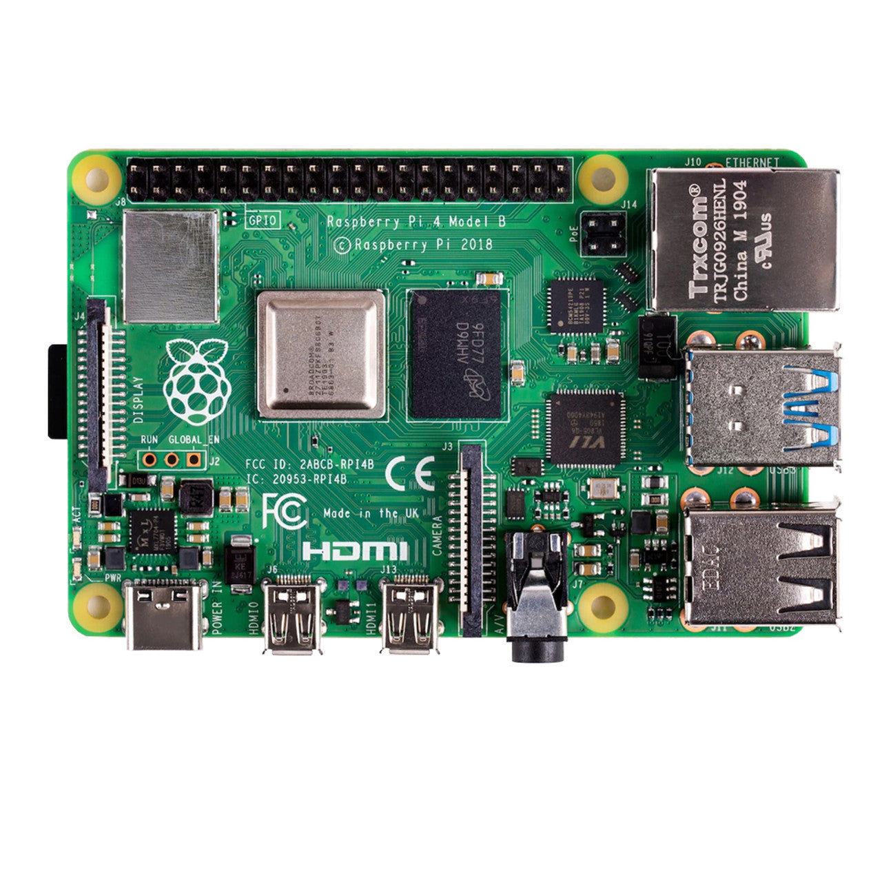 Raspberry Pi 4 Model B 8 GB 2019 Quad Core 64 Bit WiFi Bluetooth C1325-8GB