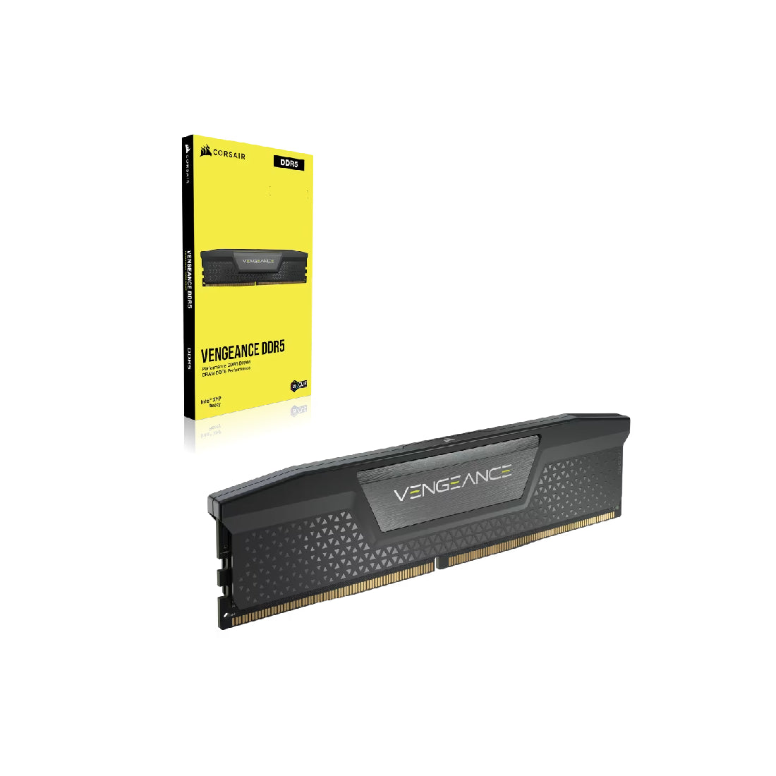 Corsair Vengeance 64GB (2x32GB) DDR5 6000 CL30 UDIMM Desktop Memory Black - CMK64GX5M2B6000C30