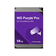 WD Purple Pro Surveillance 14TB Internal Hard Drive HDD 14TB - 7200 RPM, SATA 6 Gb/s, 512 MB Cache, 3.5 inch WD141PURP