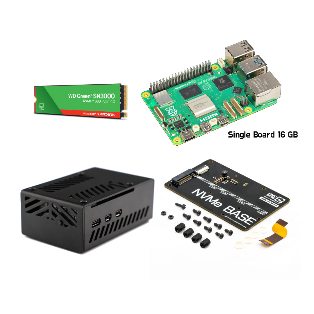 Raspberry Pi 5 Home Server Starter Kit With SSD 500 GB