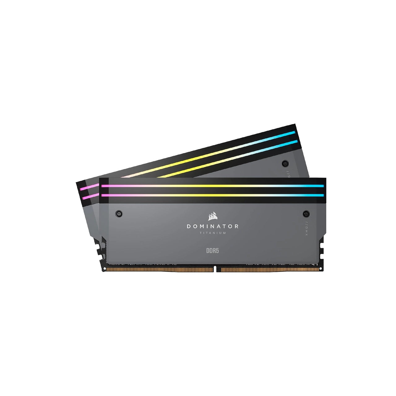 Corsair DOMINATOR TITANIUM RGB DDR5 32GB (2x16GB) 6000MHz CL30 Desktop Memory | AMD EXPO & Intel XMP | iCUE Compatible | Gray | CMP32GX5M2B6000Z30