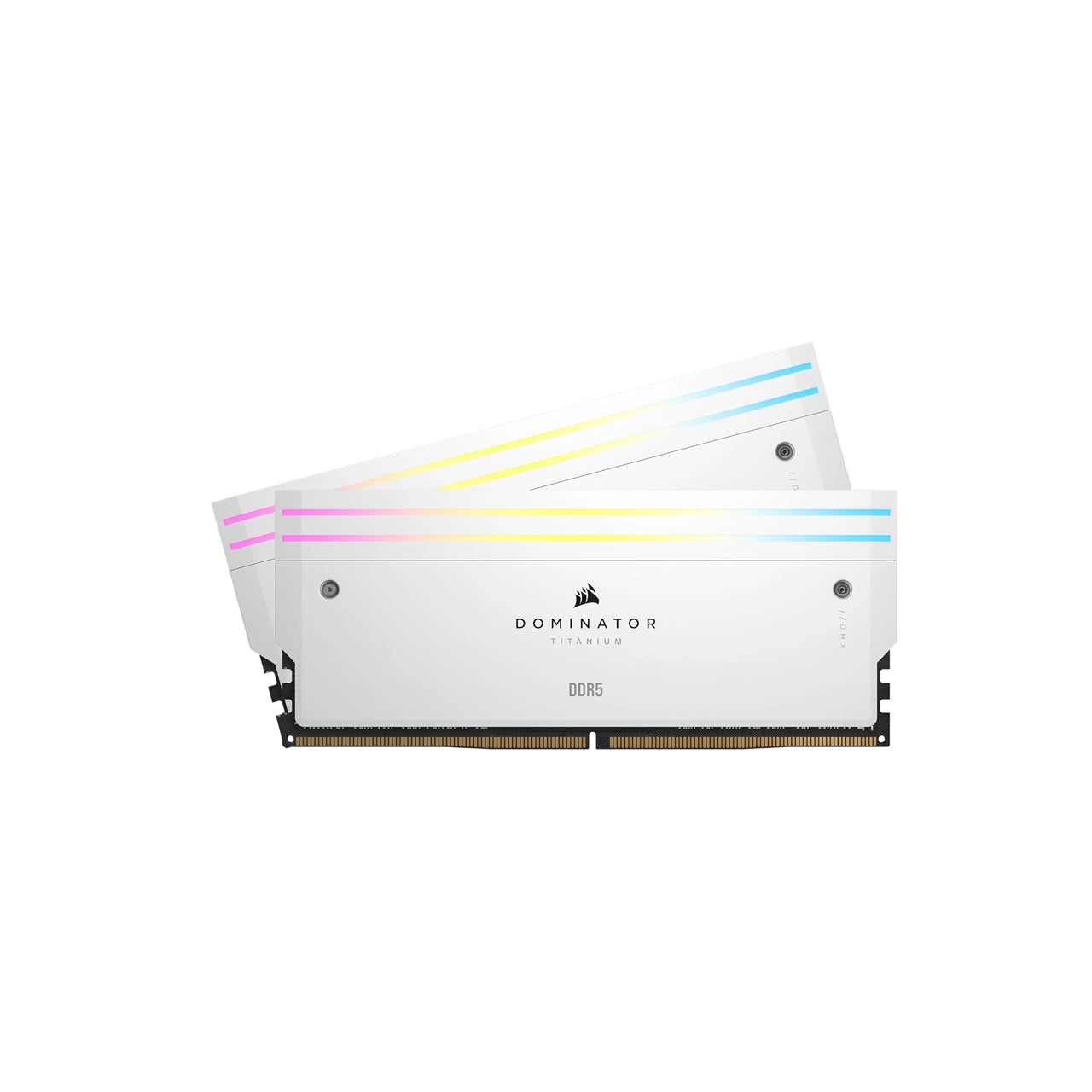 Corsair DOMINATOR TITANIUM RGB DDR5 32GB (2x16GB) 6000MHz CL30 Desktop Memory | AMD EXPO & Intel XMP | iCUE Compatible | White | CMP32GX5M2B6000Z30W
