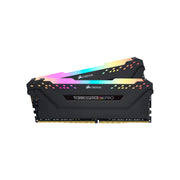 Corsair Vengeance RGB PRO 32GB Kit (2x16GB) DDR4 3200 CL16 UDIMM Desktop Memory Black - CMW32GX4M2E3200C16