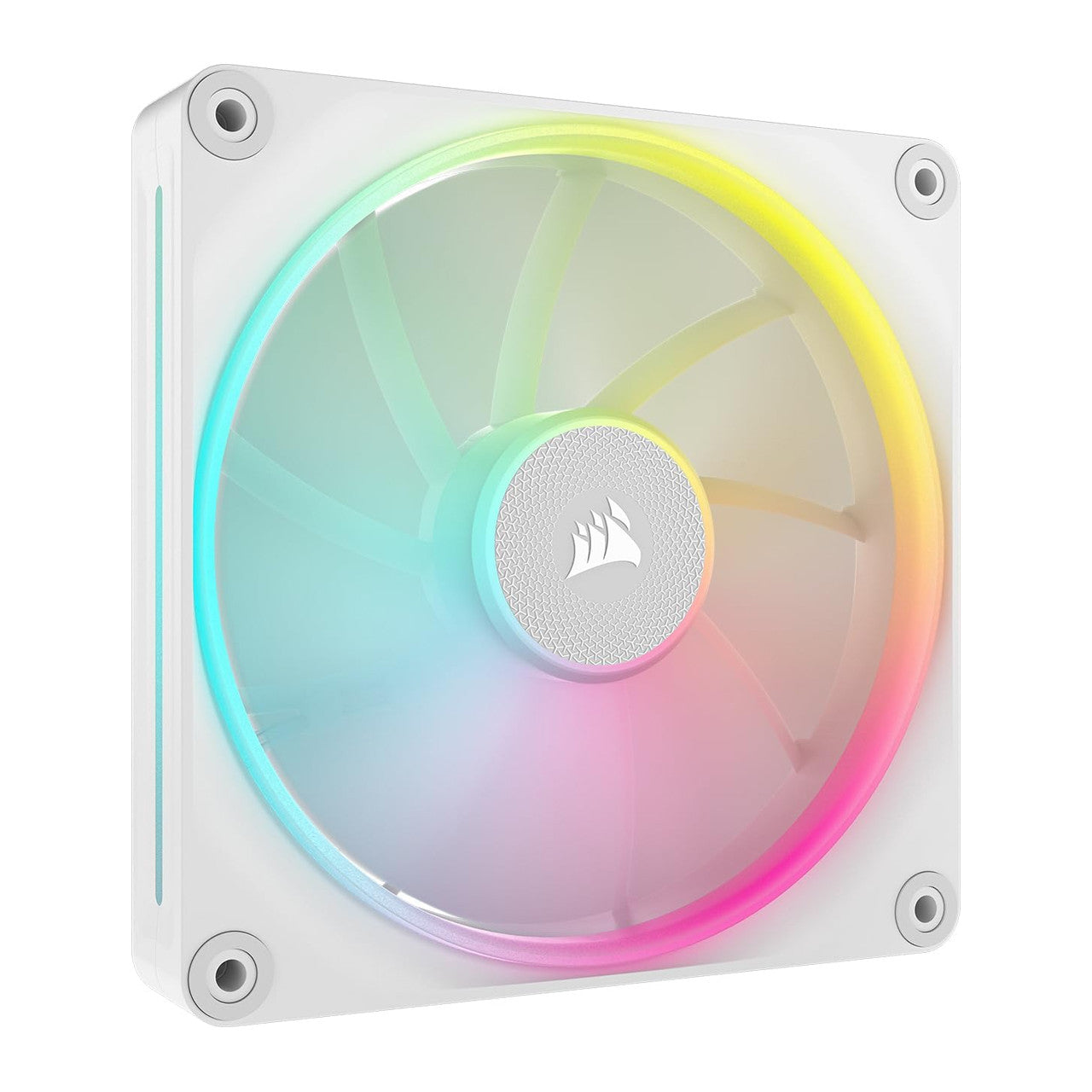 Corsair iCUE Link LX120 RGB PWM | 120 mm | 2400 rpm | 4-Pin Case Fans Expansion (White) CO-9051029-WW