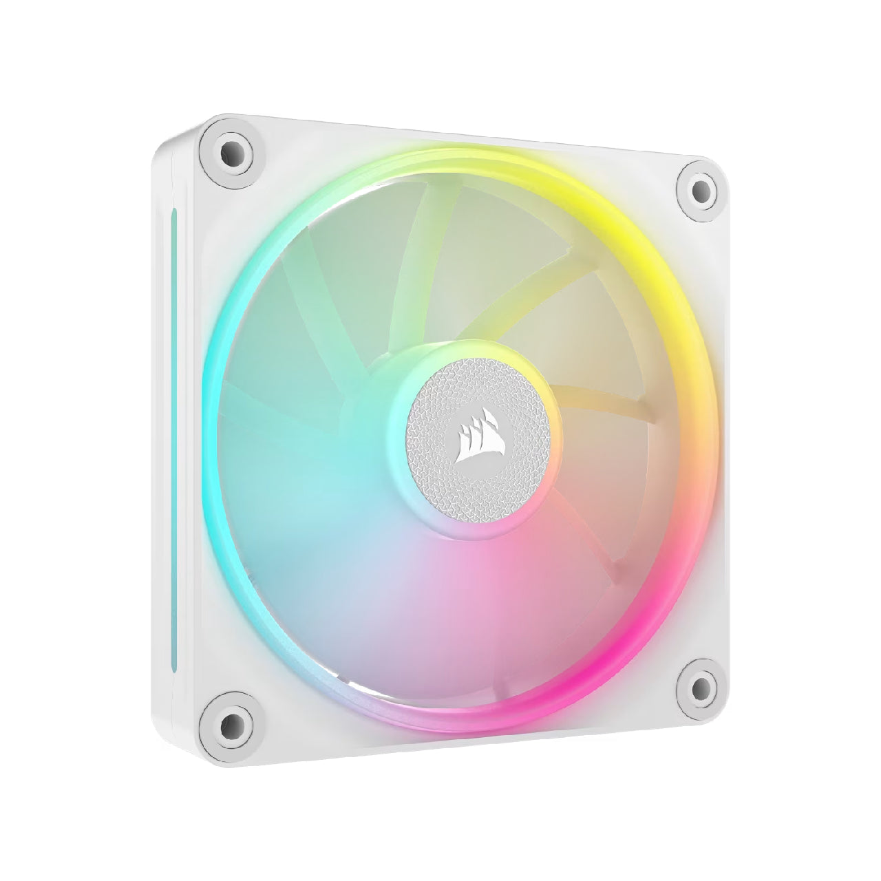Corsair iCUE Link LX120 RGB PWM | 120 mm | 2400 rpm | 4-Pin Case Fans Expansion (White) CO-9051029-WW