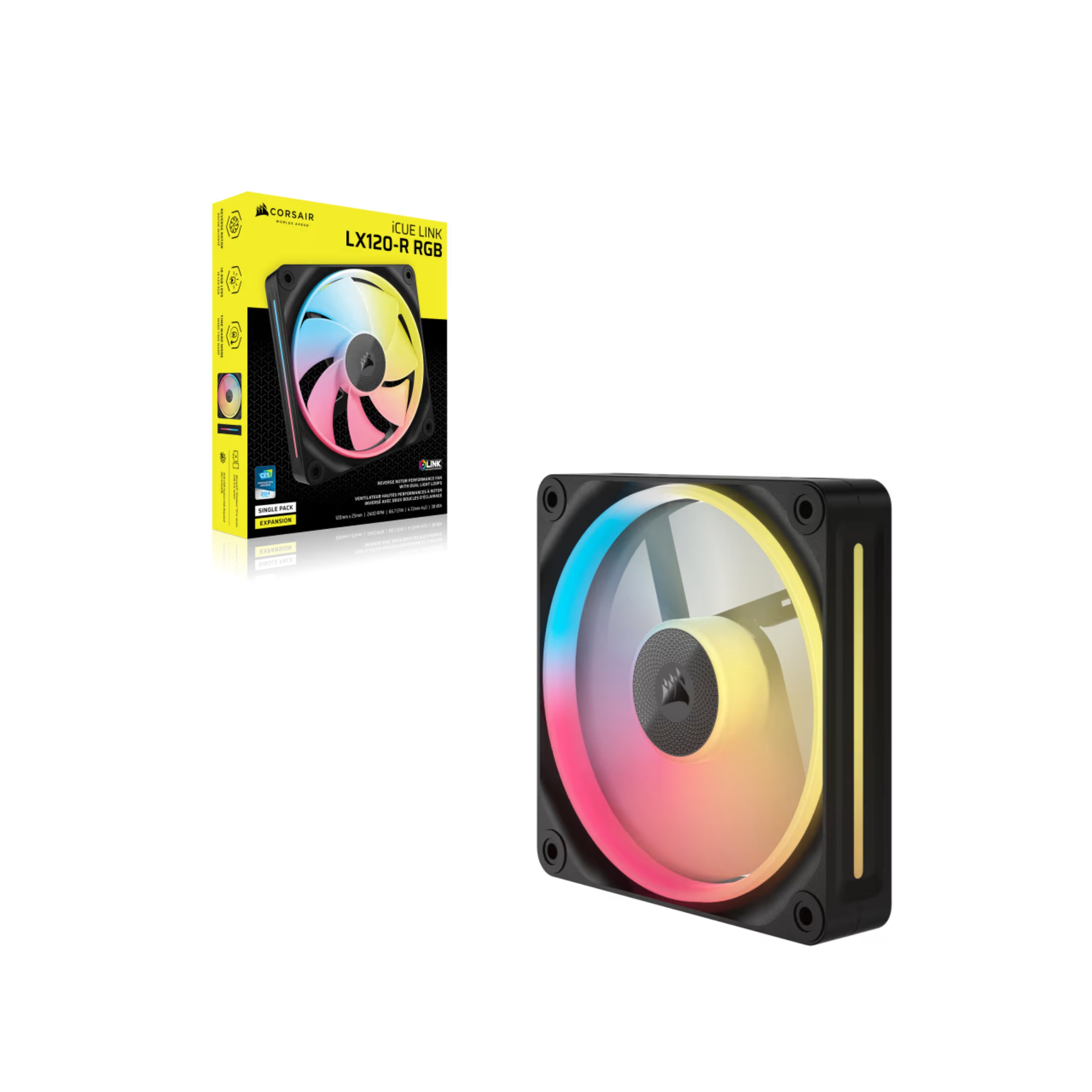 Corsair iCUE Link LX120-R Case Fan Black - CO-9051049-WW