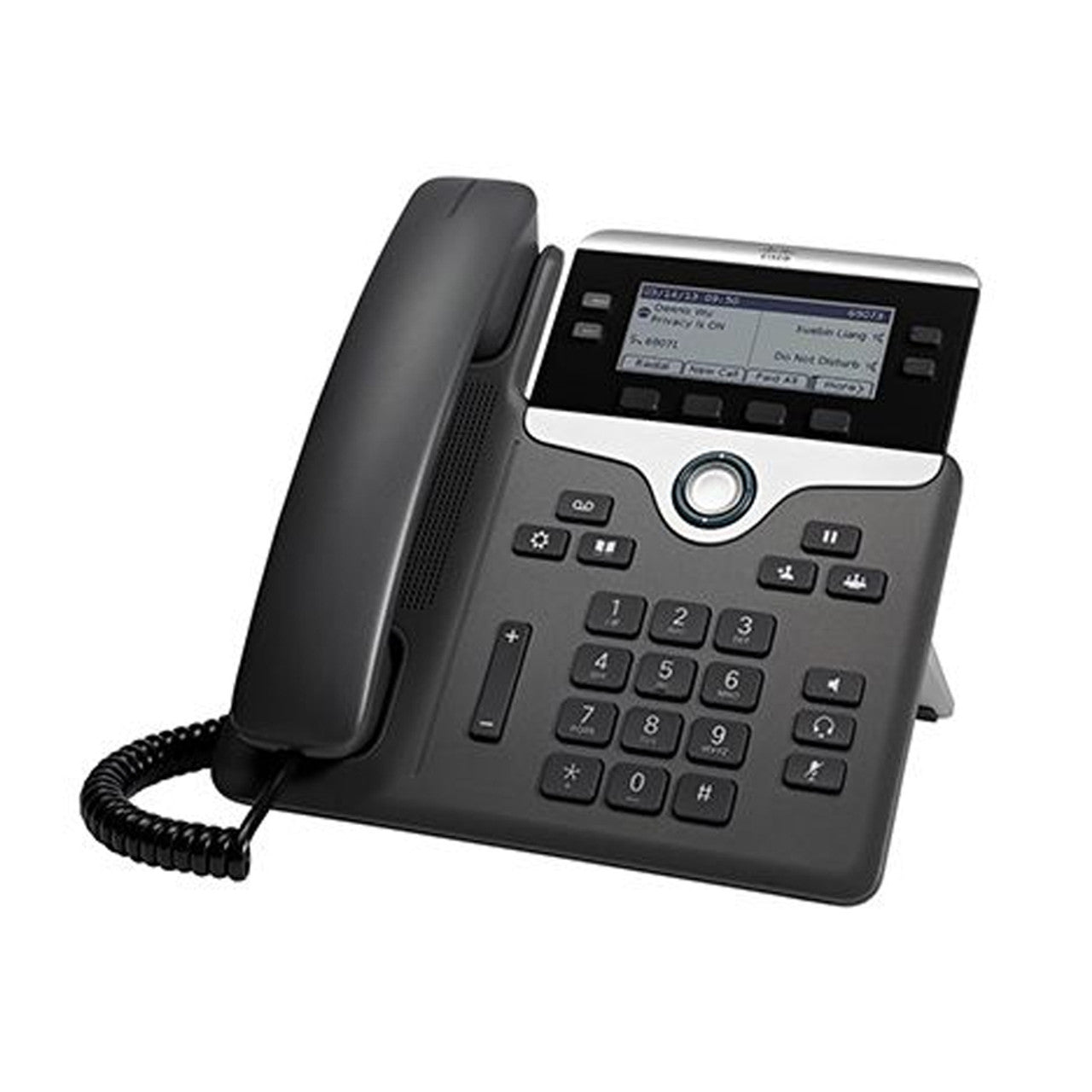 Cisco Remanufactured IP Business Phone 7841, 3.5-Inch Grayscale Display, Class 1 PoE, 4 SIP Registrations, 1-Year Limited Hardware Warranty - CP-7841-3PCC-K9-RF
