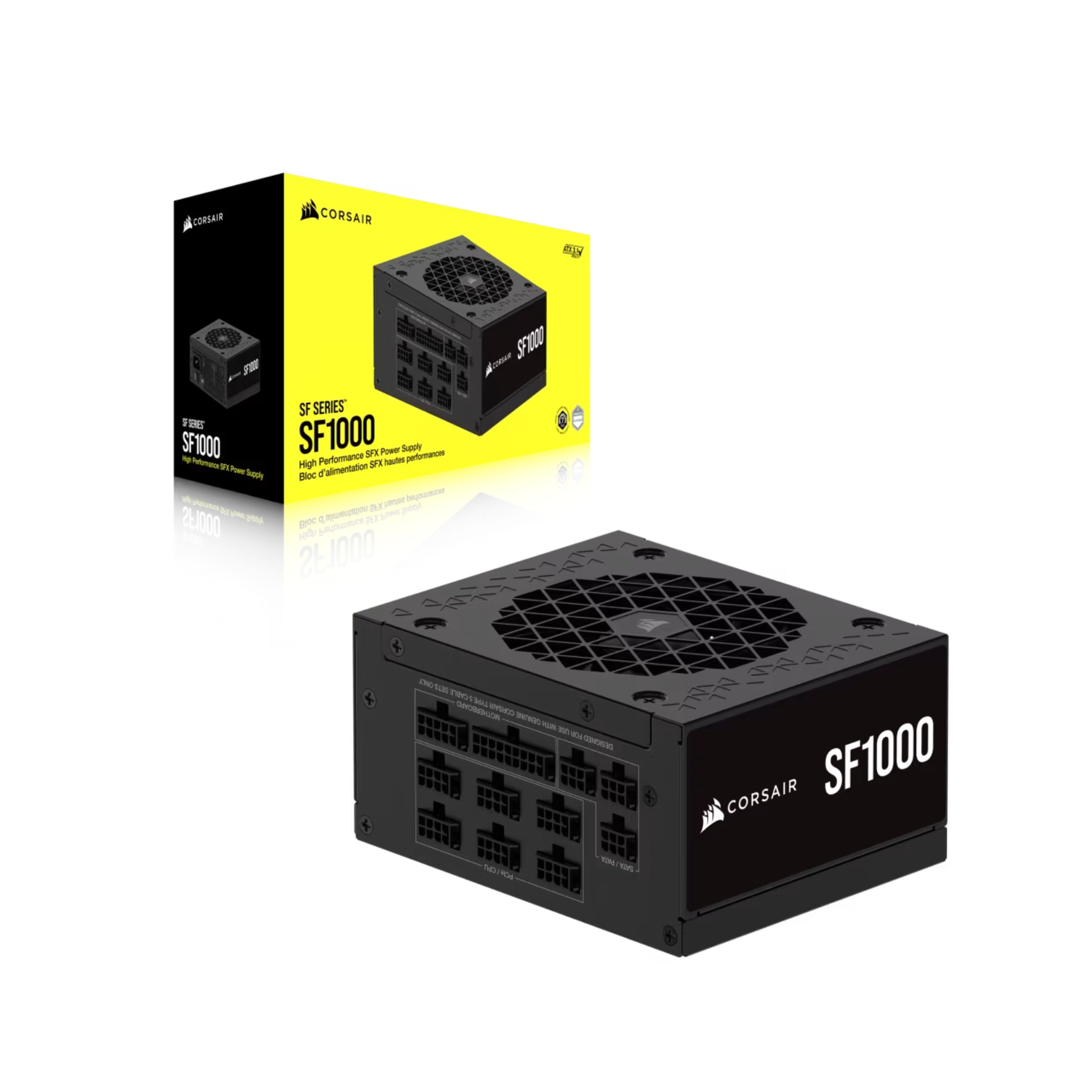 Corsair SF1000 (2024) Fully Modular Power Supply-ATX Black - CP-9020257-NA
