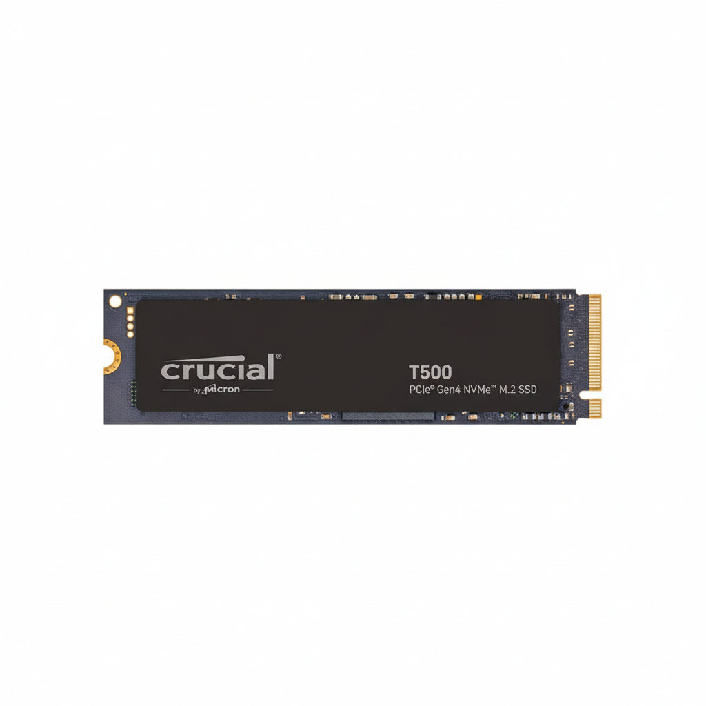 Crucial T500 1TB Gen4 NVMe M.2 Internal Gaming SSD, Up to 7300MB/s, Laptop & Desktop Compatible CT1000T500SSD8