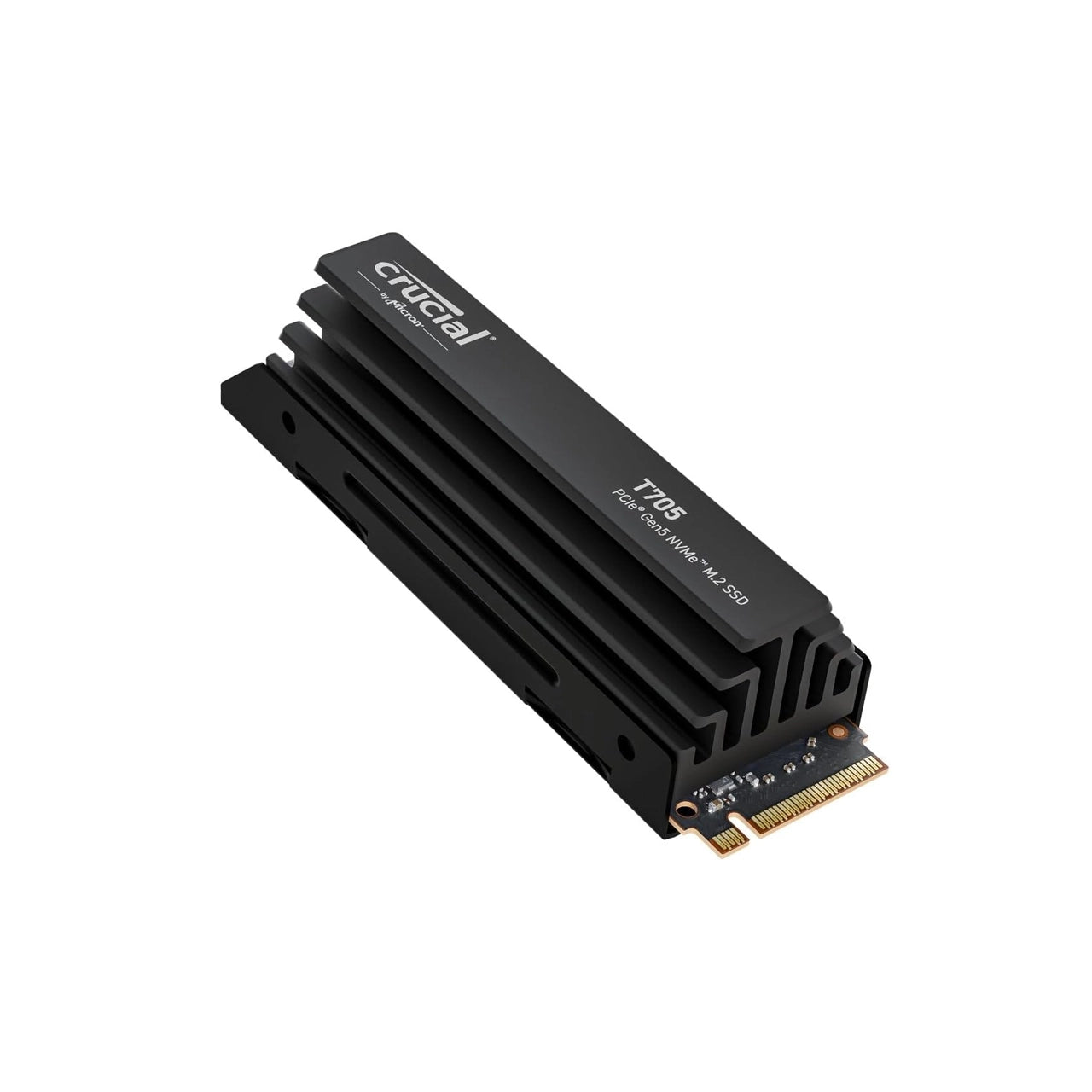 Crucial T705 1TB Gen5 NVMe M.2 SSD with Heatsink | Up to 13,600 MB/s | TLC NAND | PC Gaming & Creator SSD | CT1000T705SSD5