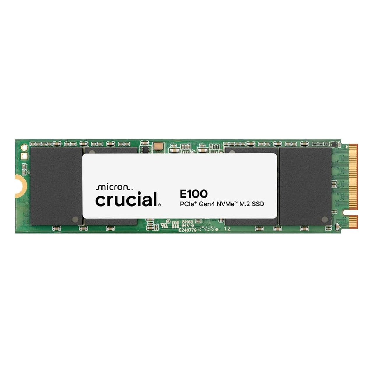 Crucial E100 2TB M.2 NVMe PCIe Gen4 Internal SSD, Up to 5,000MB/s, Laptop & Desktop Compatible CT2000E100SSD8