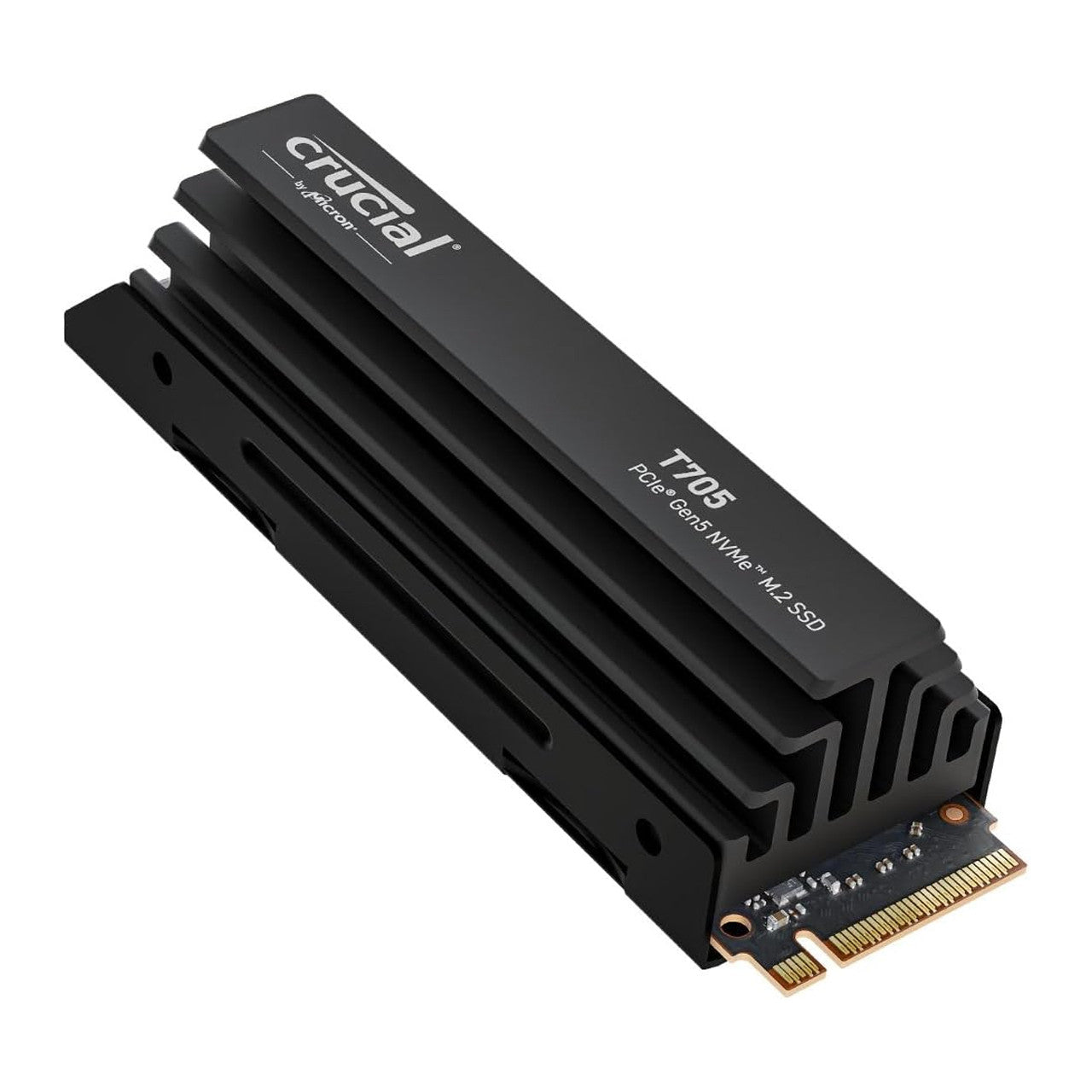 The Crucial T705 PCIe Gen5 NVMe 2TB SSD delivers extreme next-generation performance with sequential read speeds of up to 14,500MB/s for ultra-fast data access.
