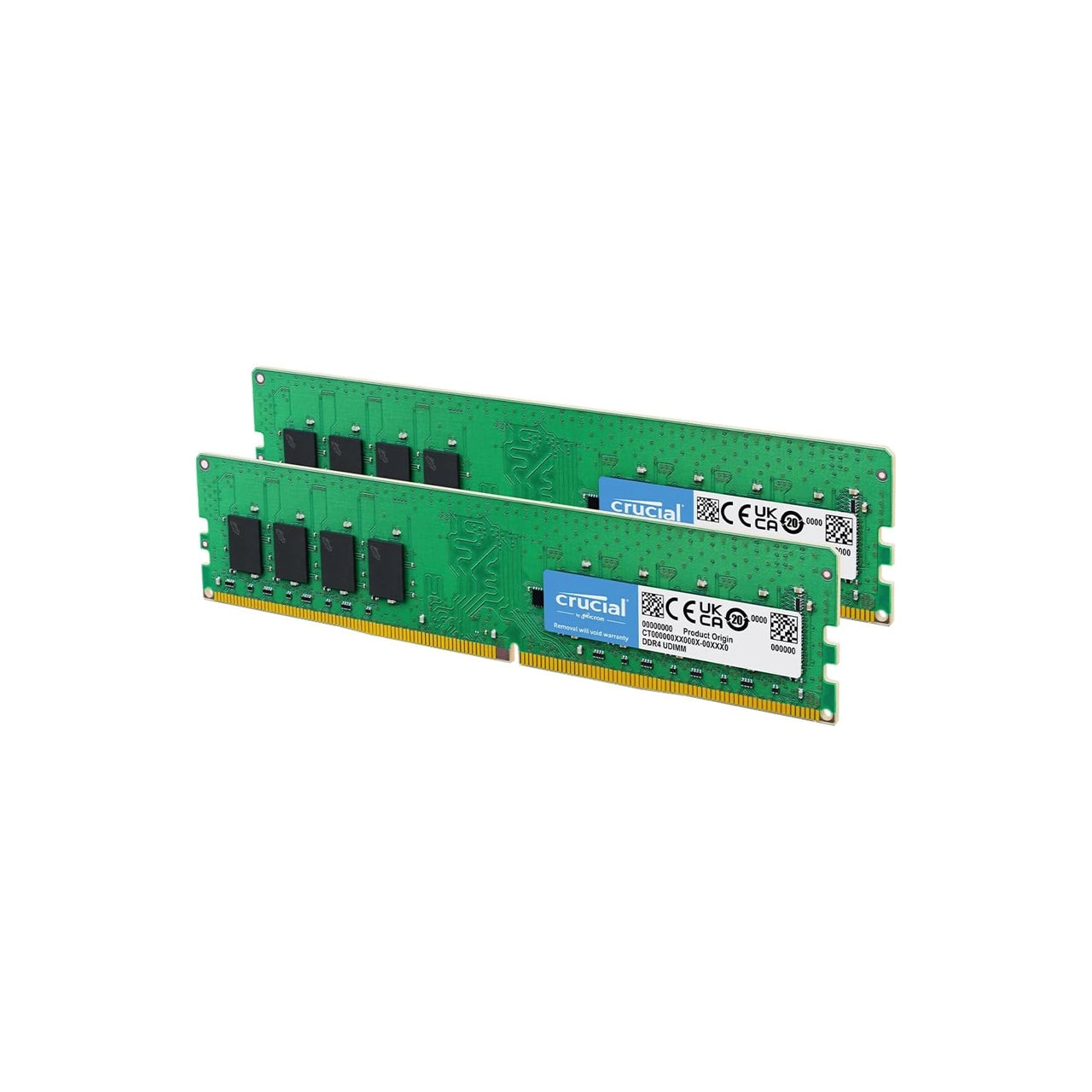 Crucial 64GB Kit (32GBx2) DDR4-3200 UDIMM CL22 Desktop Memory Crucial 64GB Kit (32GBx2) DDR4-3200 UDIMM CL22 Desktop Memory