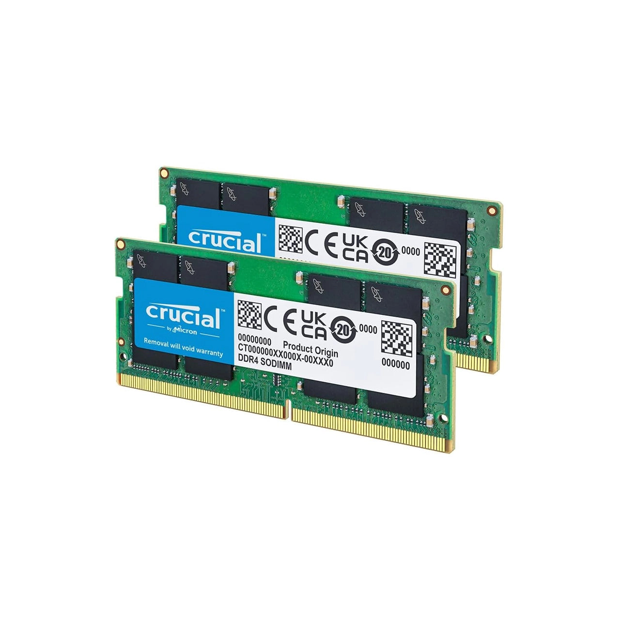 Crucial 16GB Kit (2 x 8GB) DDR4-3200 SODIMM CL22 Laptop Memory - CT2K8G4SFRA32A