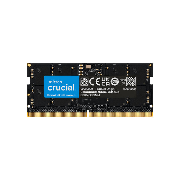 Crucial 32GB DDR5 SODIMM 4800MHz CL40 CT32G48C40S5 – AAAWave