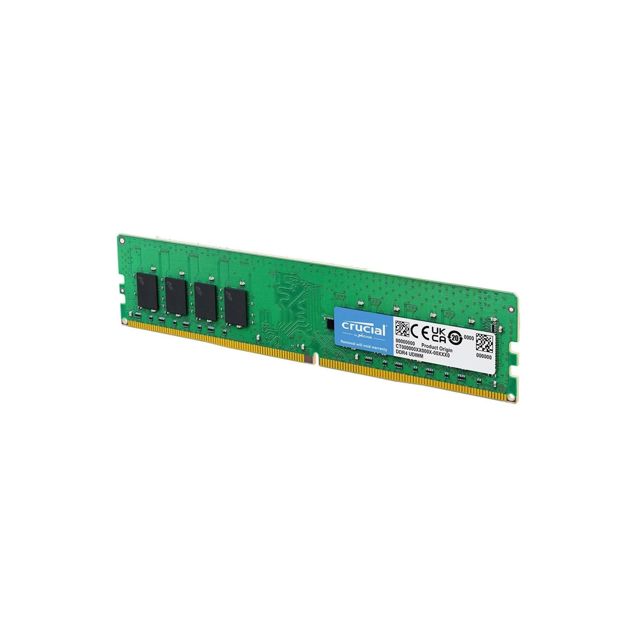 Crucial 32GB DDR4-3200 UDIMM 3200MHz CL22 Desktop Memory - CT32G4DFD832A