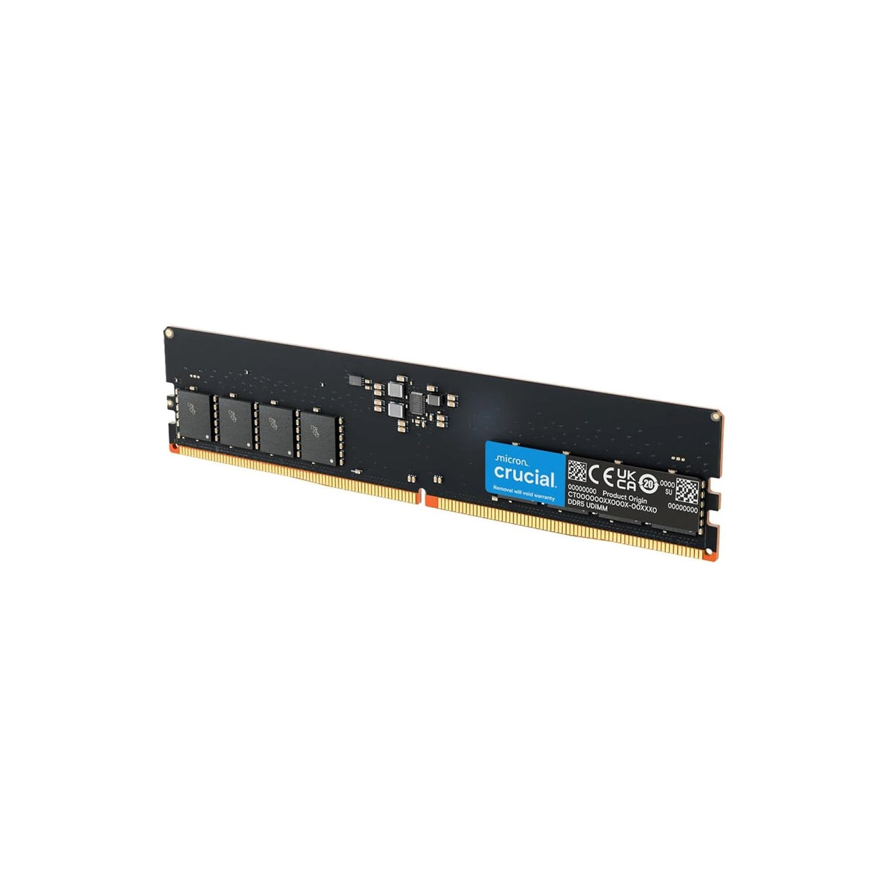 Crucial RAM 8GB DDR5 5600MHz (5200MHz or 4800MHz) UDIMM - CT8G56C46U5