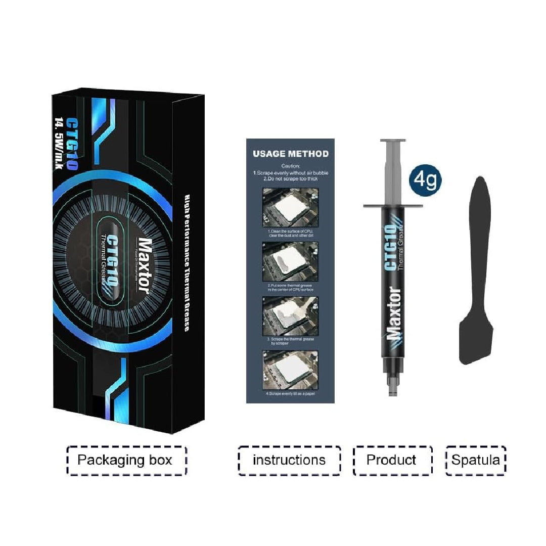 Maxtor CTG10E Thermal Paste | 14.5 W/mK Carbon | 2g & 4g