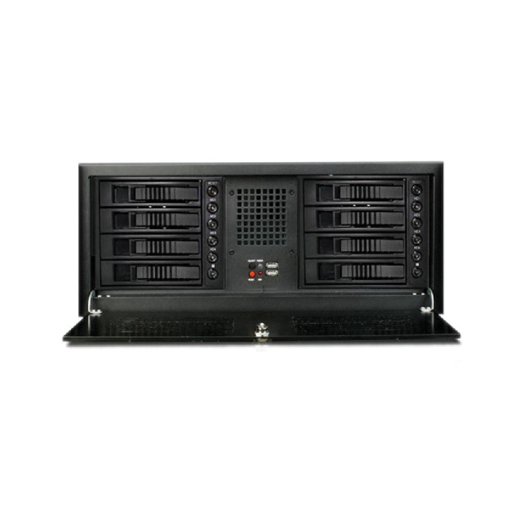 iStarUSA D-416-B8SA 4U Compact Stylish Rackmount Chassis 8 x 3.5" Hotswap Drive