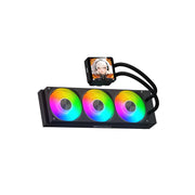 darkFlash DF-DV360M-BK MAX | 360mm AIO Liquid CPU Cooler | 3.95" LCD | Black