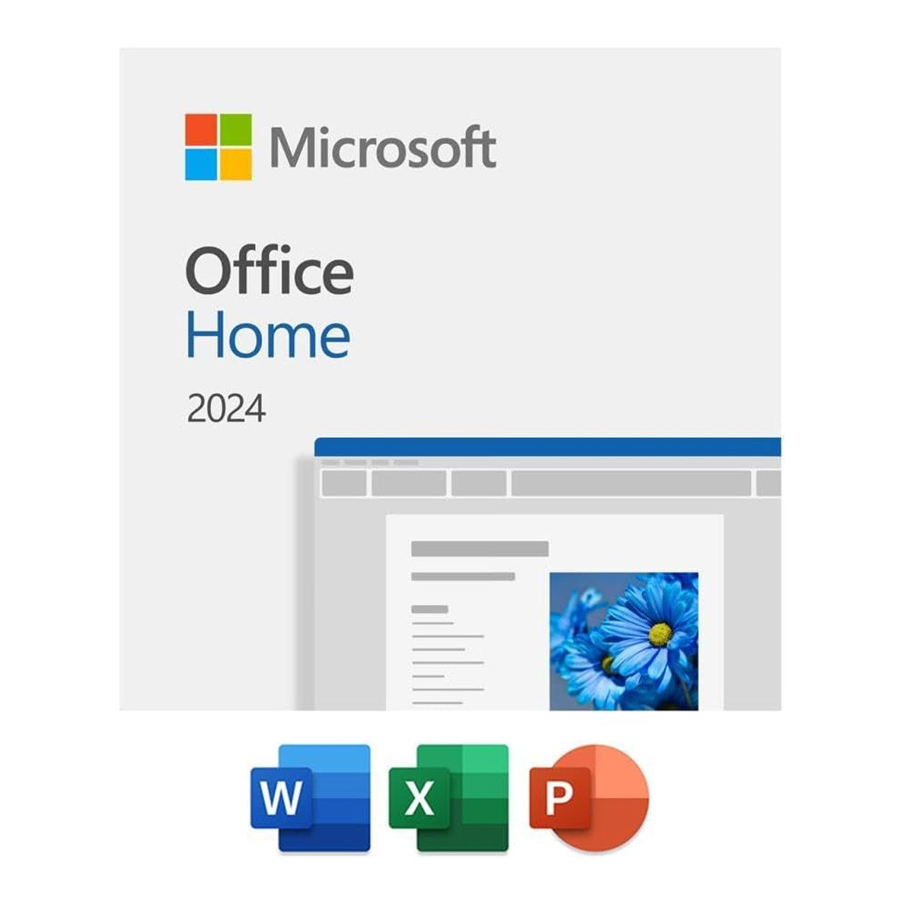 Microsoft Office Home 2024 | One time purchase, 1 Device | Windows 10/11, Mac - Key Card EP2-06820
