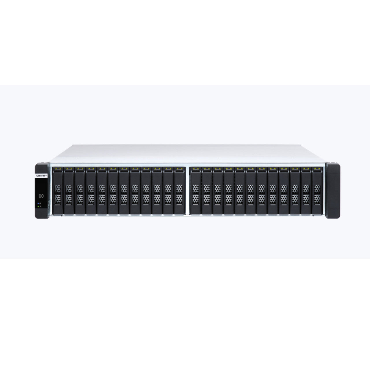QNAP ES2486DC 24-Bay 128G Active Dual Controller ZFS Nas/Iscsi/Ip-San. 3U, Sas 12G/40Gbe-Ready