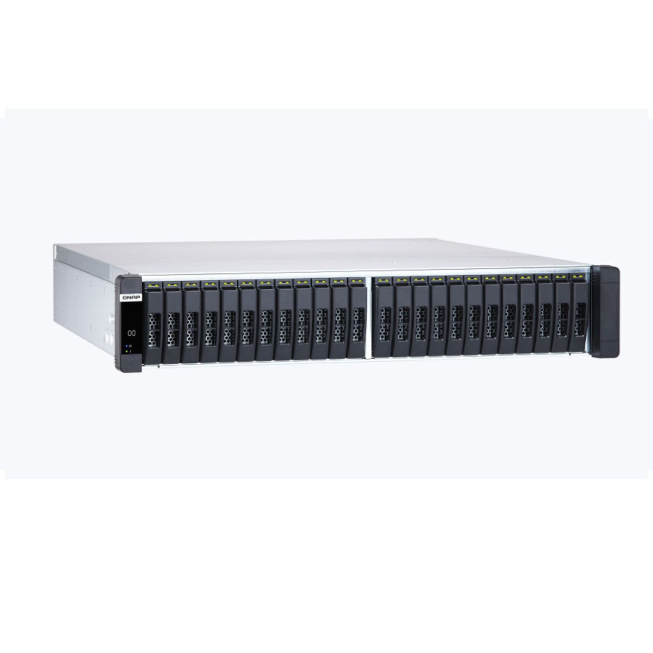 QNAP ES2486DC 24-Bay 128G Active Dual Controller ZFS Nas/Iscsi/Ip-San. 3U, Sas 12G/40Gbe-Ready