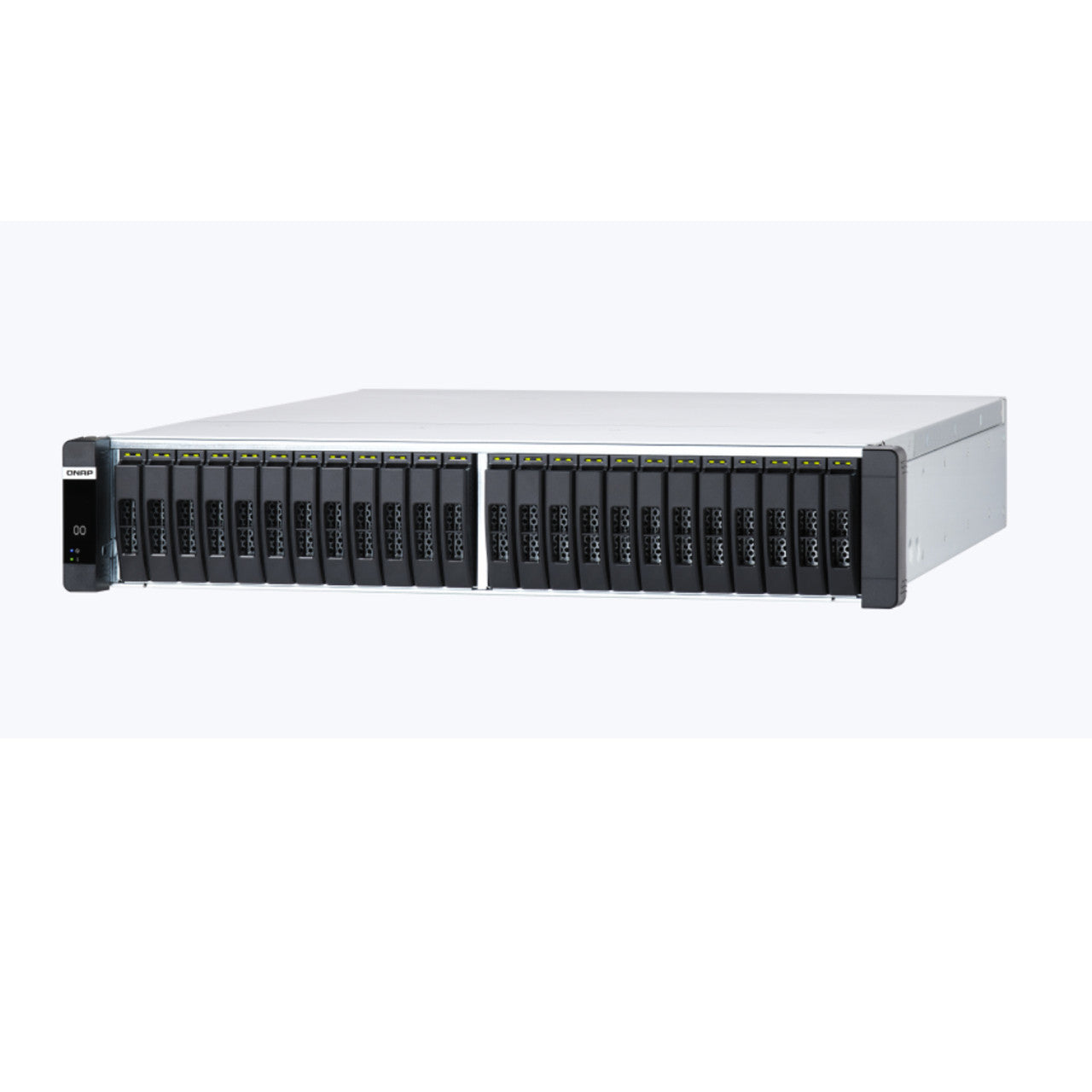 QNAP ES2486DC 24-Bay 128G Active Dual Controller ZFS Nas/Iscsi/Ip-San. 3U, Sas 12G/40Gbe-Ready