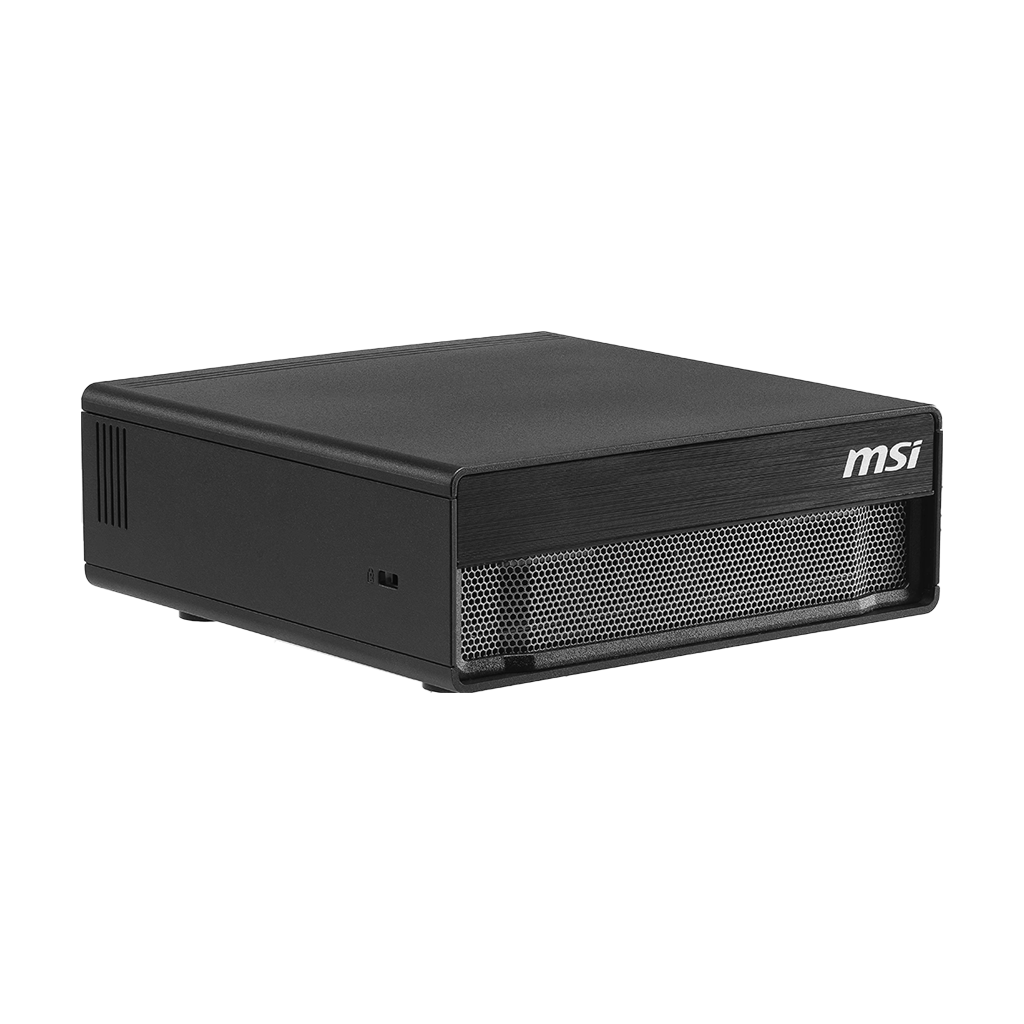 MSI AI Supercomputer Mini Desktop, ARM 20-core, 128 GB, 4TB, WiFi 7, NVIDIA Blackwell Graphics, DGX OS (Black) EdgeXpert12S