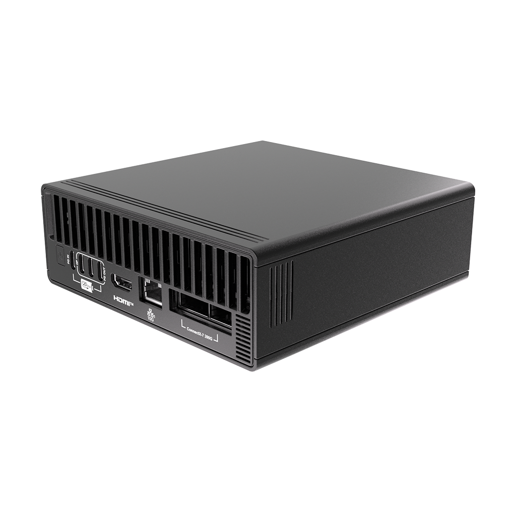 MSI AI Supercomputer Mini Desktop, ARM 20-core, 128 GB, 4TB, WiFi 7, NVIDIA Blackwell Graphics, DGX OS (Black) EdgeXpert12S