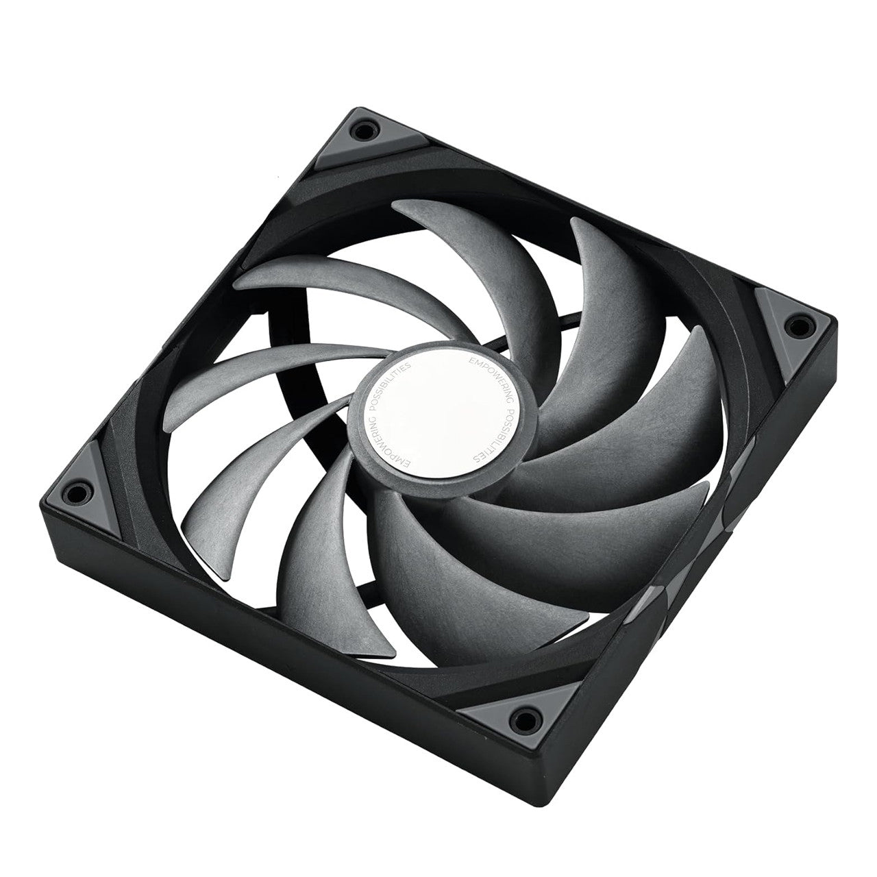TRYX ROTA Pro 140 mm | 1650 RPM | Minimal Noise High Speed PWM Fan 4-Pin Case Fan (Black) - F-R140P-NN1M-G0K