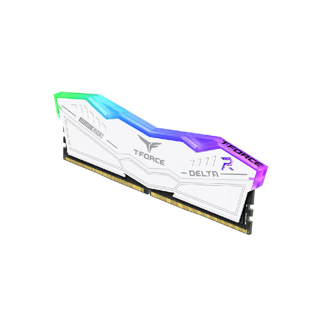 TEAMGROUP T-Force Delta RGB 16GB (2 x 8GB) 288-Pin PC RAM DDR5 6000 (PC5 48000) Memory FF4D516G6000HC38ADC01