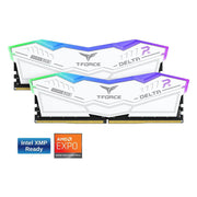 TEAMGROUP T-Force Delta RGB 16GB (2 x 8GB) 288-Pin PC RAM DDR5 6000 (PC5 48000) Memory FF4D516G6000HC38ADC01