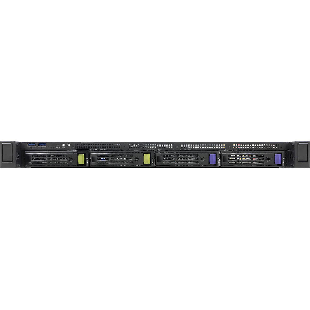 ASRock Rack 1U Barebone Server AMD EPYC 4005/4004 &amp; Ryzen 9000/8000/7000, 4 Hot-Swap Bays (2 Hybrid NVMe/SATA), Dual 1G LAN, IPMI, 1+1 650W PSU - 1U4L2E-B650 RPSU