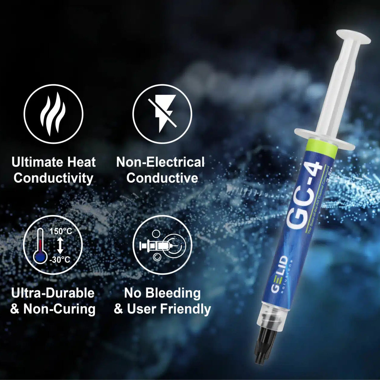 Gelid Solutions GC-4 High Performance Thermal Compound 1g/ 3.5g / 10g