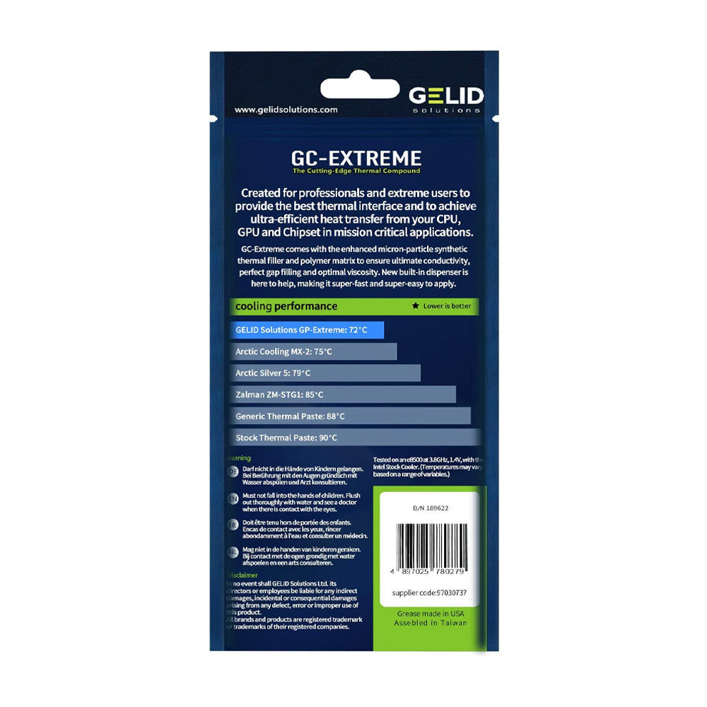GELID Solutions TC-GC-03-A GC-Extreme - Thermal Conductive Paste for Heatsink (3.5g)